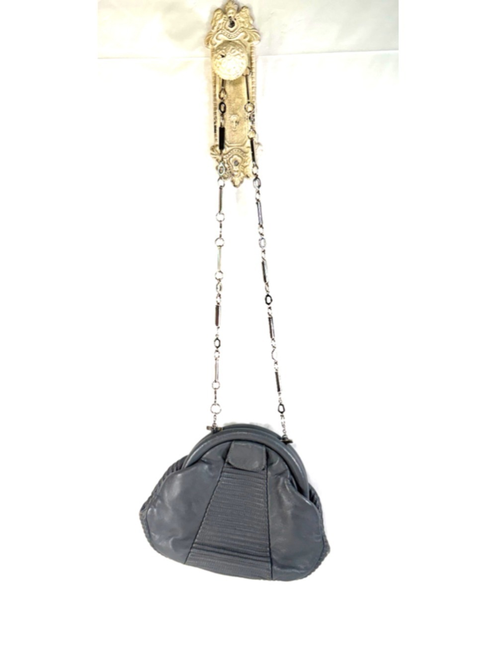 Gunn Trigère Trigere Italy Beverly Hills shoulder bag frame clutch purse